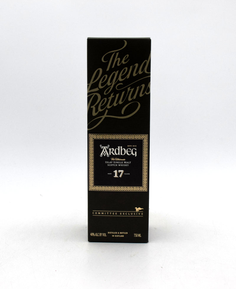 Ardbeg 17 Year Single Malt Scotch - Committee Exclusive Release