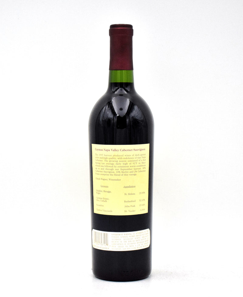 1997 Caymus Vineyards Cabernet Sauvignon (Slightly Stained Labels)