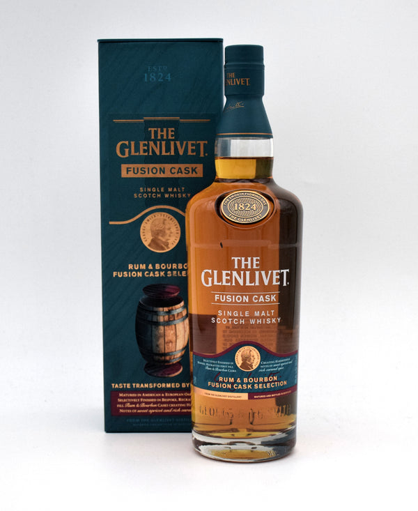 Glenlivet 'Fusion Cask: Rum & Bourbon Cask Selection' Single Malt Scotch