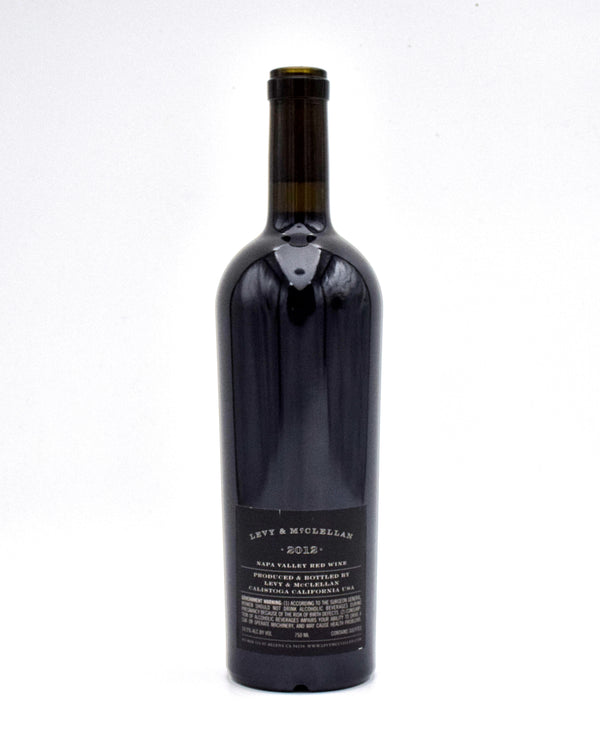 2012 Levy & McClellan Cabernet Sauvignon (Missing Medalion on Cork)