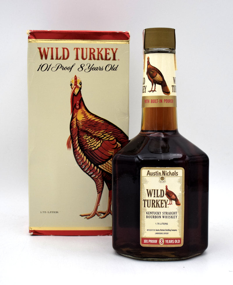 Wild Turkey 101 Proof 8 Year Bourbon (1.75L, 1987 Release)
