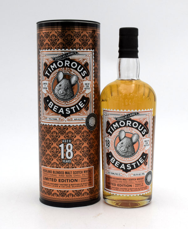 Timorous Beastie 'Limited Edition' 18 Year Blended Malt Scotch