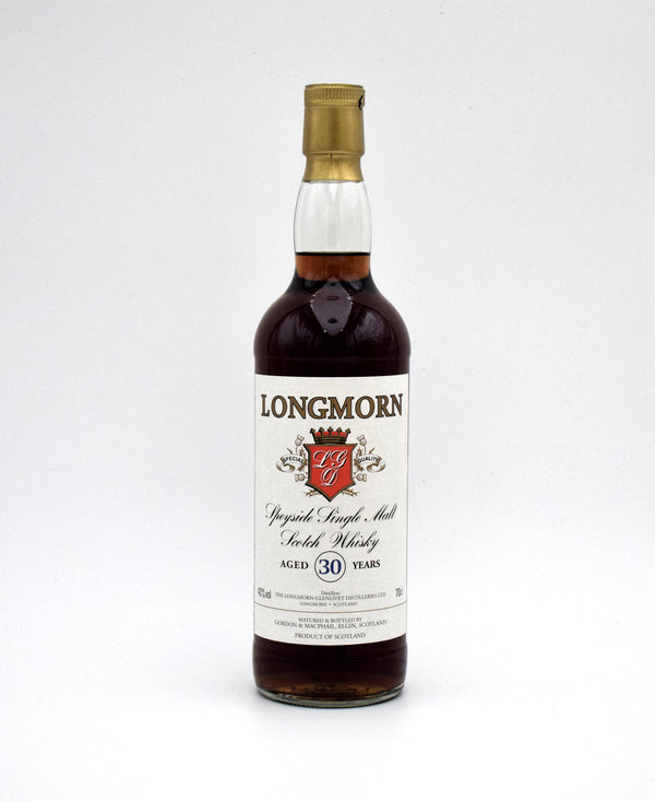 Gordon & MacPhail 'Longmorn' 30 Year Single Malt Scotch (Older Bottling)