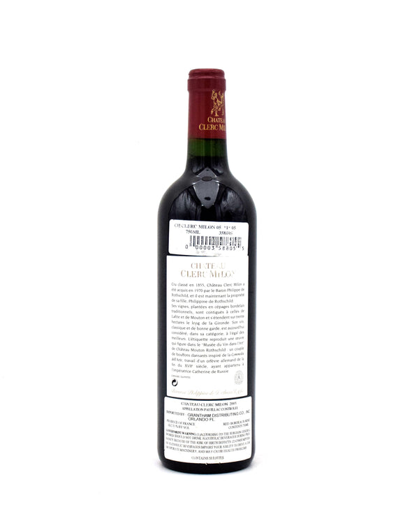 2005 Chateau Clerc-Milon
