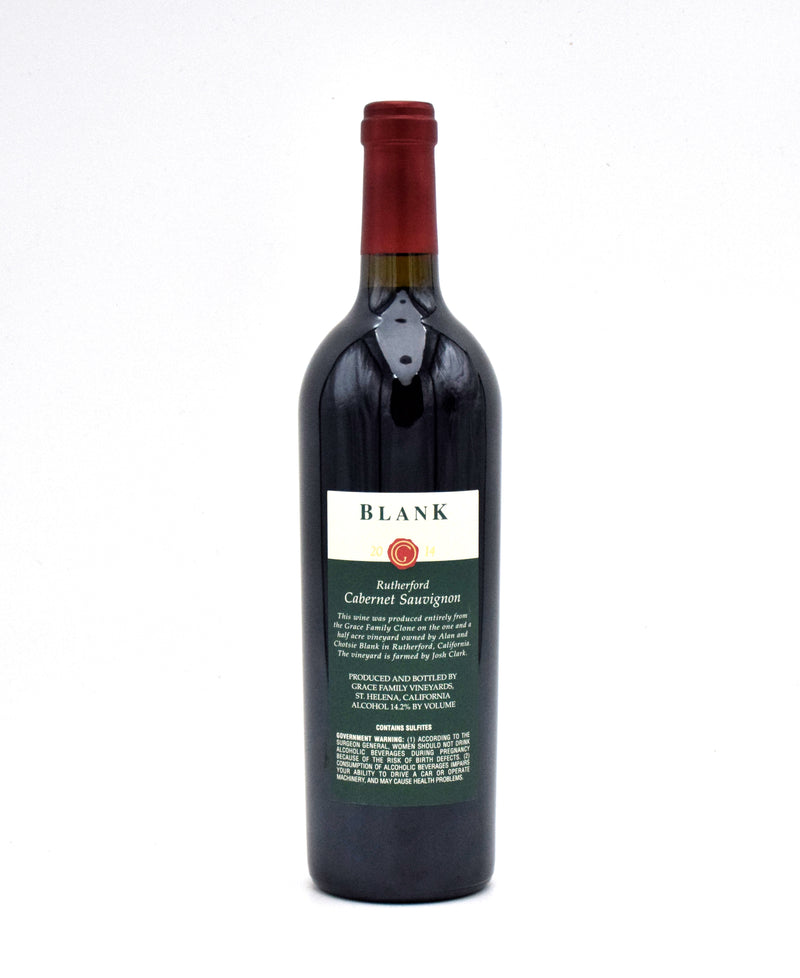 2014 Grace Family Vineyards Blank Vineyard Cabernet Sauvignon