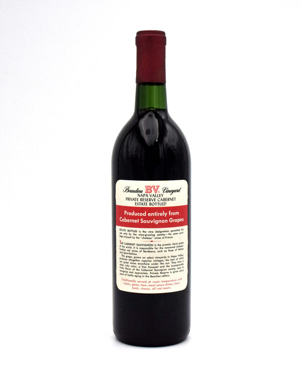 1979 Beaulieu Vineyard BV Georges de Latour Private Reserve Cabernet Sauvignon