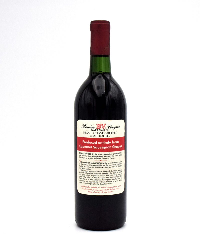 1979 Beaulieu Vineyard BV Georges de Latour Private Reserve Cabernet Sauvignon