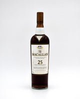 Macallan 25 Year Sherry Oak (2000's Release) (No Box, Slightly Scuffed Label)