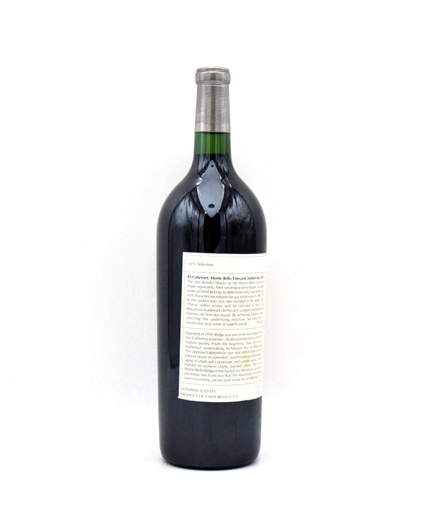 1985 Ridge Vineyards Monte Bello 1.5L
