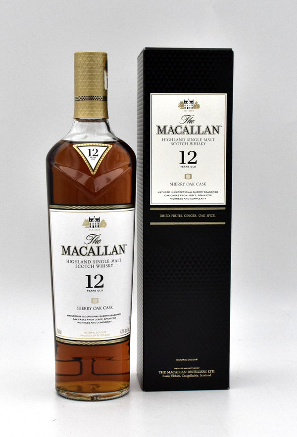 Macallan 12 Year Sherry Scotch Whisky