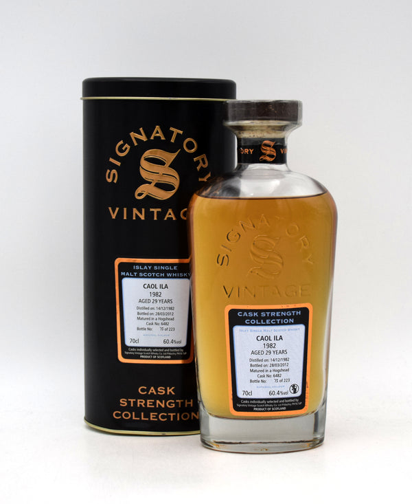 Signatory Vintage 'Caol Ila' 29 Year Single Malt Scotch (1982 Release)