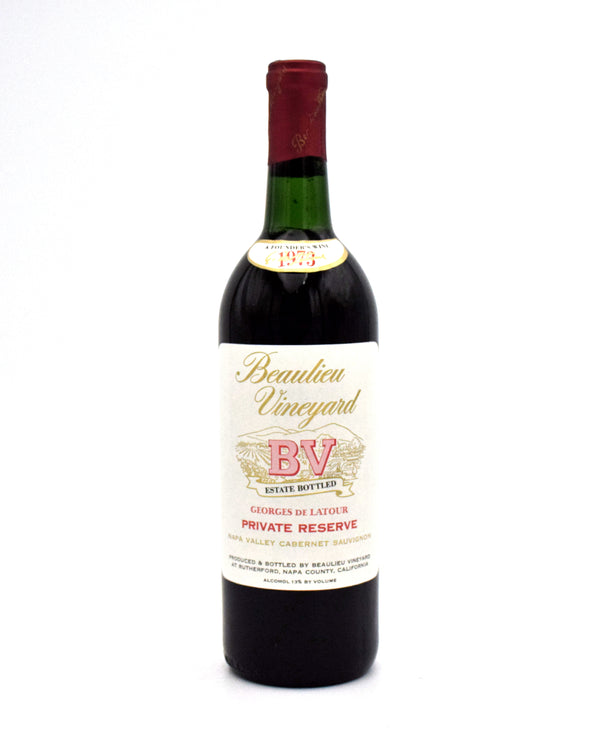 1973 Beaulieu Vineyard BV Georges de Latour Private Reserve Cabernet Sauvignon