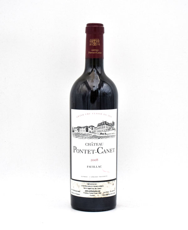 2008 Chateau Pontet-Canet (Very Slightly Smudged Labels)