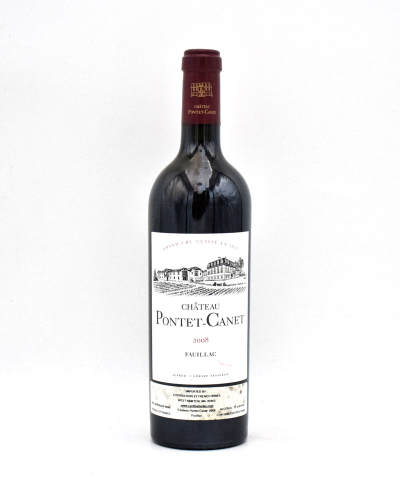 2008 Chateau Pontet-Canet (Very Slightly Smudged Labels)