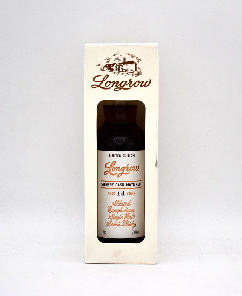 Longrow Sherry Cask Matured 14 Year Peated Single Malt Scotch (2003 Release)