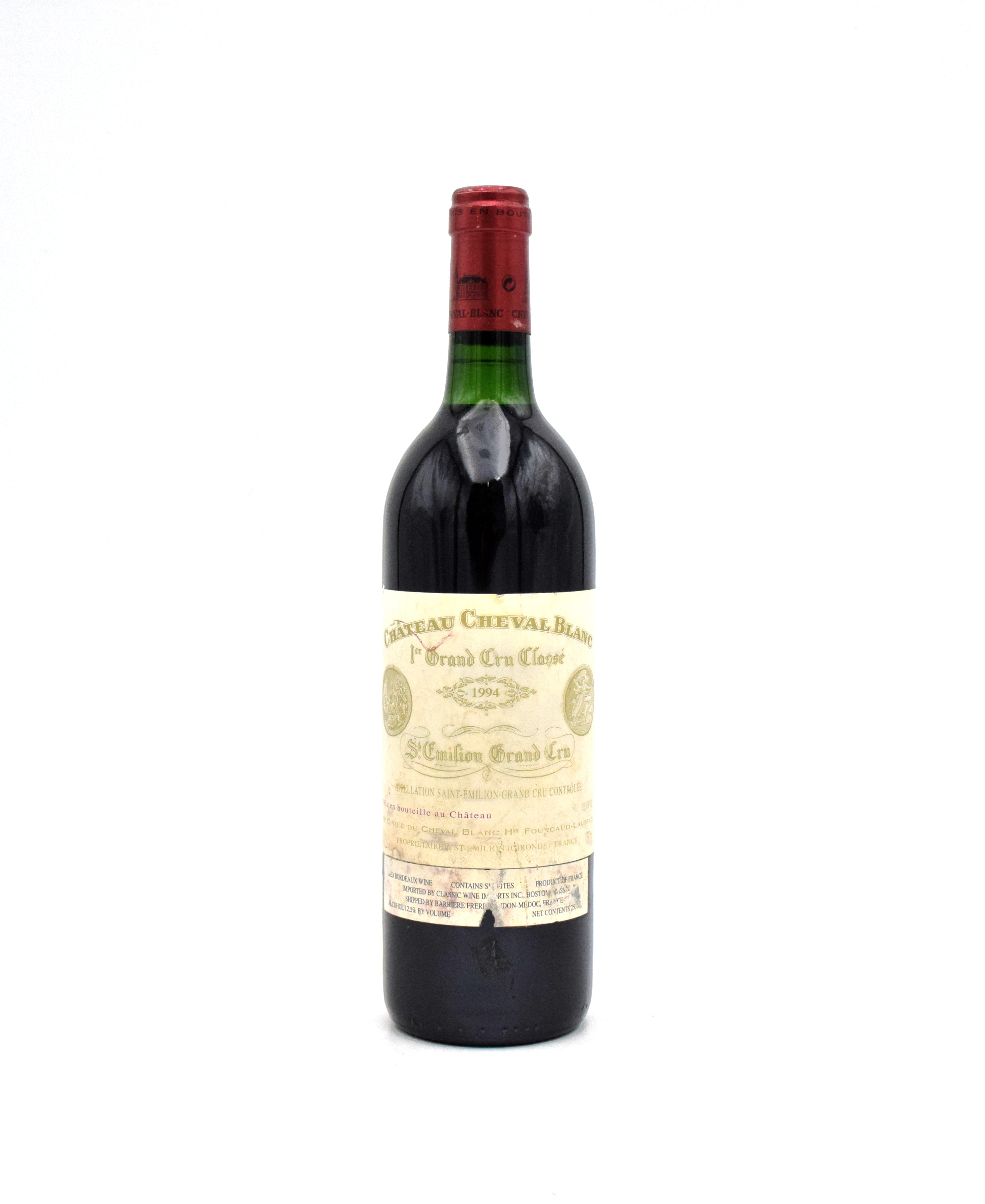 Cheval Label 1994 Chateau Cheval Blanc (Faded Label) – FineLiquors