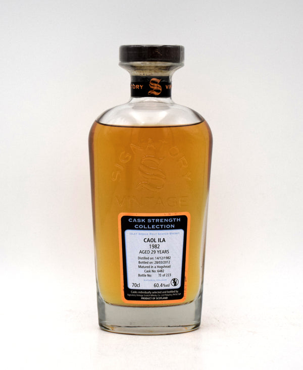 Signatory Vintage 'Caol Ila' 29 Year Single Malt Scotch (1982 Release)