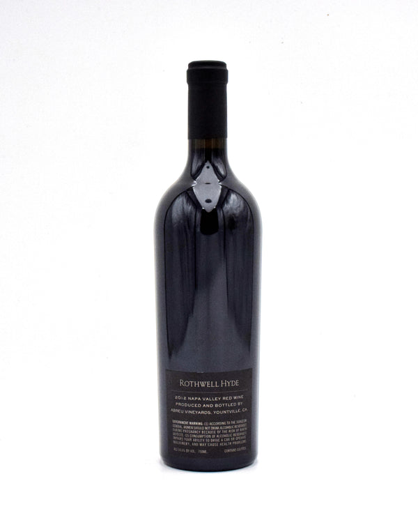 2012 Abreu Vineyard Rothwell Hyde Red (Very Lightly Stained Label)