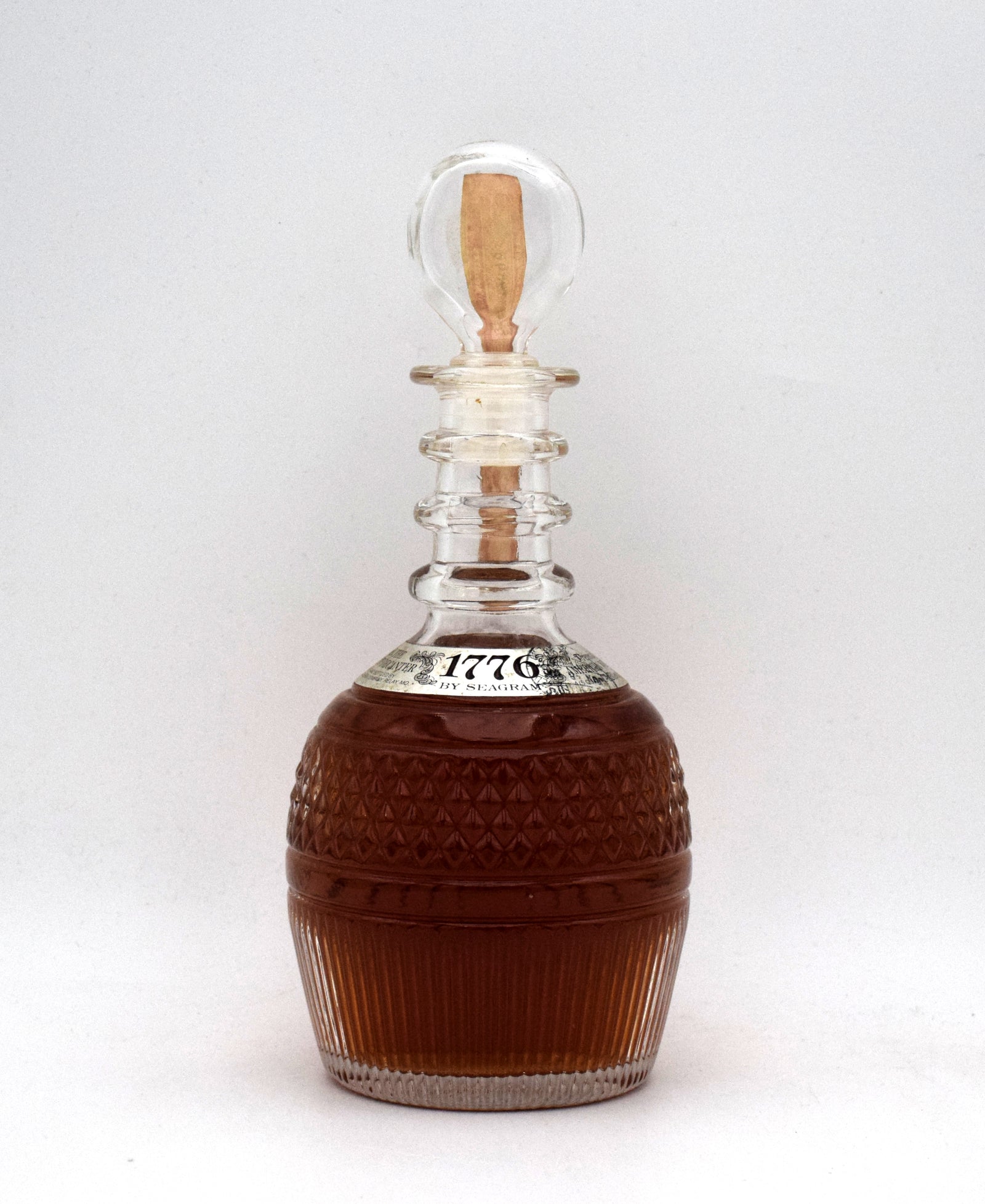 Seagram's '1776' Premium American Whiskey (Tiffany Decanter, No
