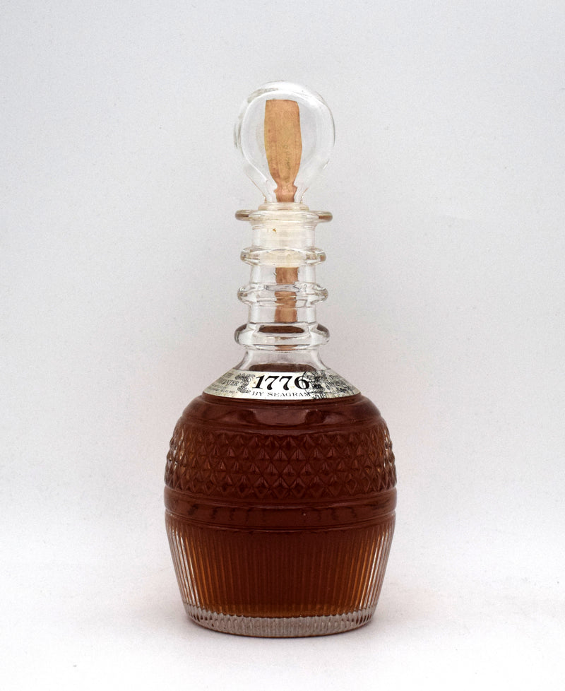 Seagram's '1776' Premium American Whiskey (Tiffany Decanter, No Box)