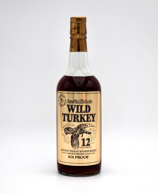 Wild Turkey 12 Year Limited Edition 'Cheesy Gold Foil' (1985 Vintage) (First Release)