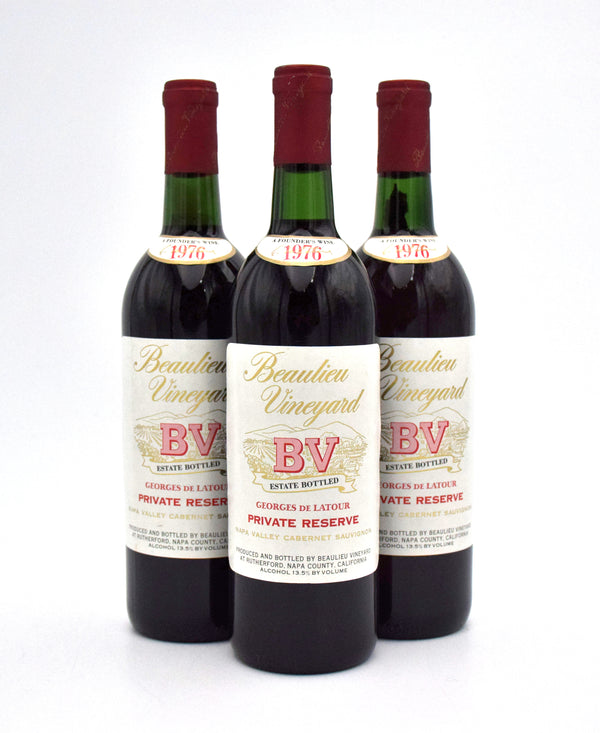 1976 Beaulieu Vineyard BV Georges de Latour Private Reserve Cabernet Sauvignon