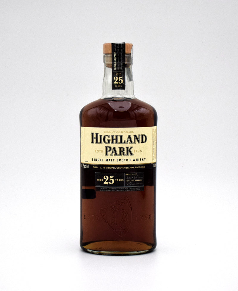 Highland Park 25 Year Single Malt Scotch (2010 Release)
