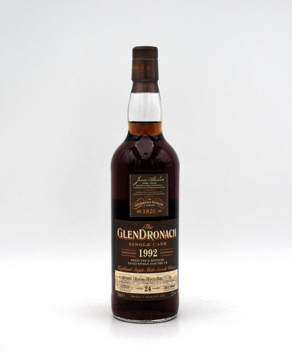 Glendronach 24 Year Oloroso Sherry Butt Single Malt Scotch (1992 Release)