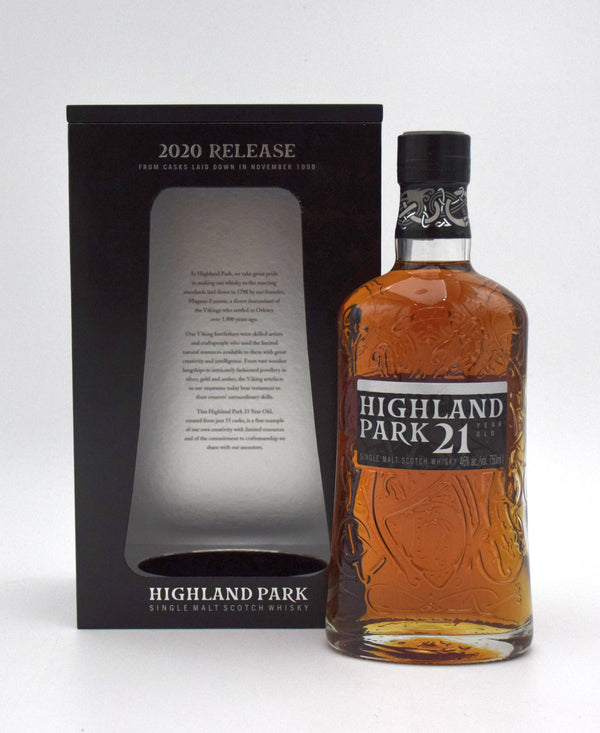 Highland Park 21 Year Single Malt Scotch (2020 Release)