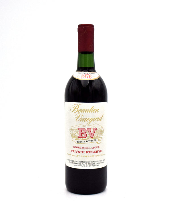1976 Beaulieu Vineyard BV Georges de Latour Private Reserve Cabernet Sauvignon