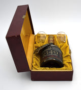 1849 Old Fitzgerald 10 Year Old 'Velvet Gift Set with Glasses' - 1970's Vintage