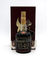 1849 Old Fitzgerald 10 Year Old 'Velvet Gift Set with Glasses' - 1970's Vintage