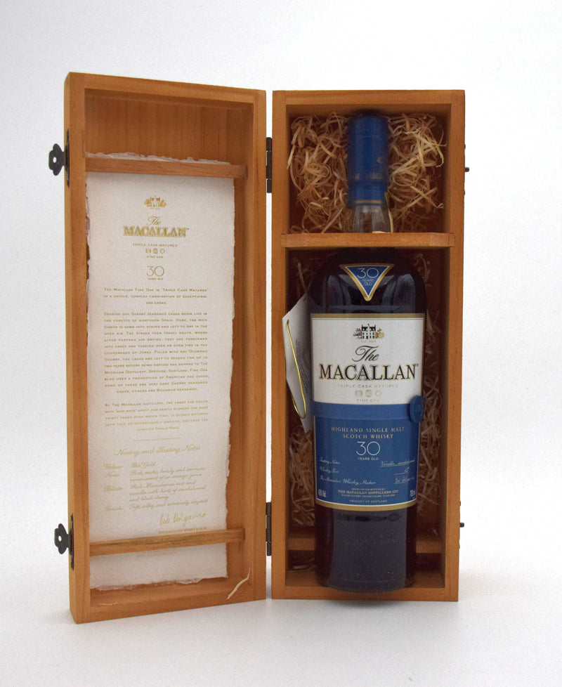 Macallan Fine Oak 30 Year Scotch Whisky