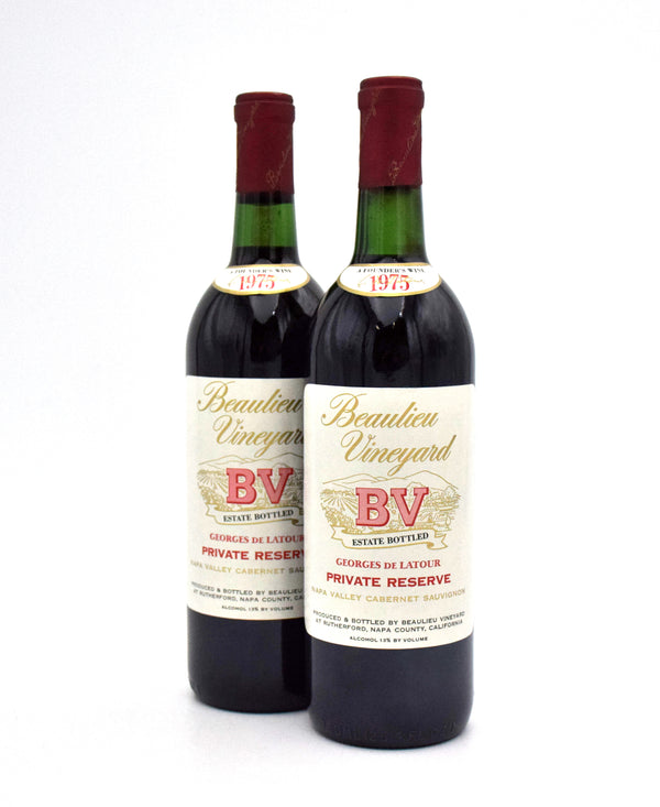 1975 Beaulieu Vineyard BV Georges de Latour Private Reserve Cabernet Sauvignon