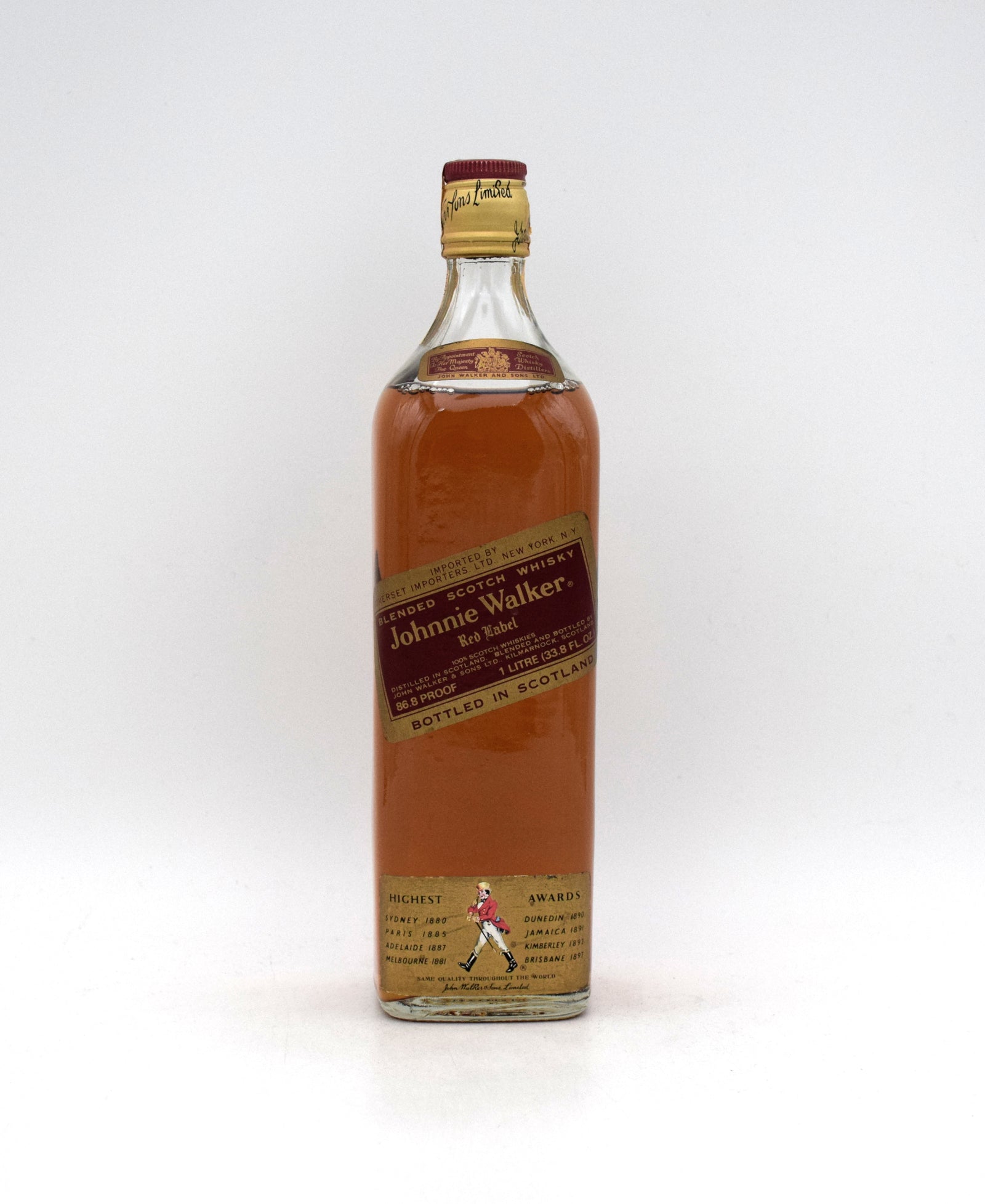 Johnnie Walker Red Label Scotch (1980s Bottling) – FineLiquors