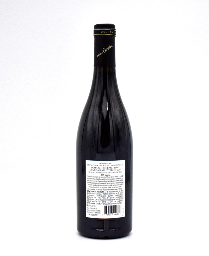 2017 Domaine du Grand Tinel Chateauneuf-du-Pape Cuvee Prestige Alexis Establet