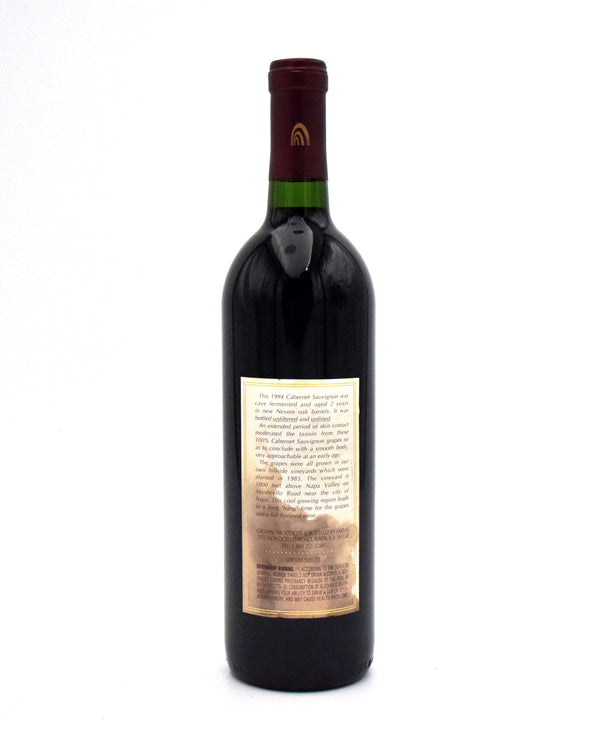 1994 Jarvis Estate Cave Fermented Cabernet Sauvignon (Stained Back Label)