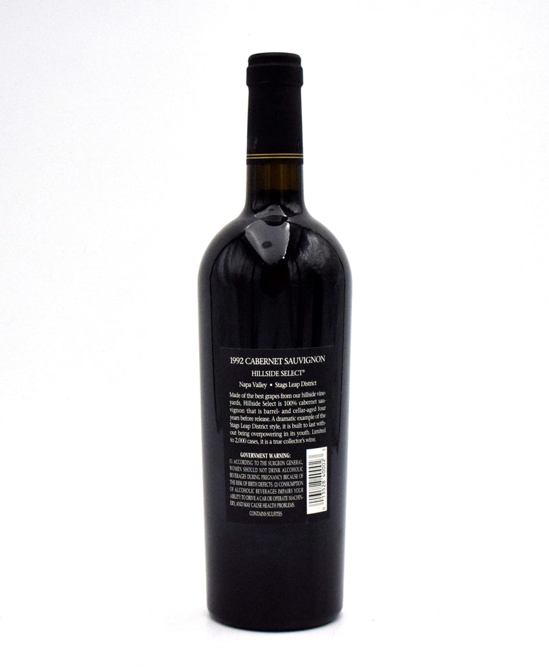 1992 Shafer Vineyards Hillside Select Cabernet Sauvignon