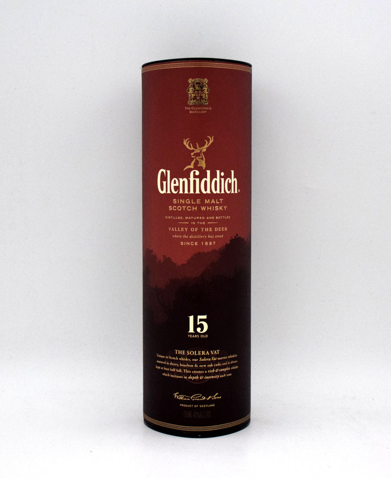 Glenfiddich 15 Year 'The Solera Vat' Single Malt Scotch