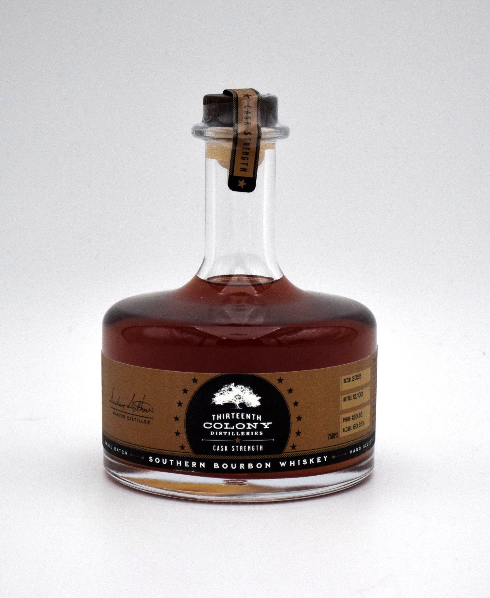 Thirteenth Colony Distillery Cask Strength Southern Bourbon (2025