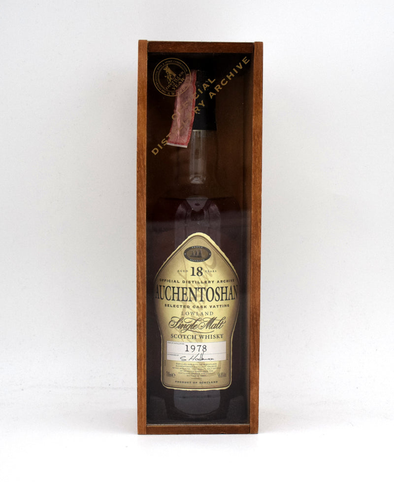 Auchentoshan 18 Year Official Distillery Archive Single Malt Scotch (1978 Release)