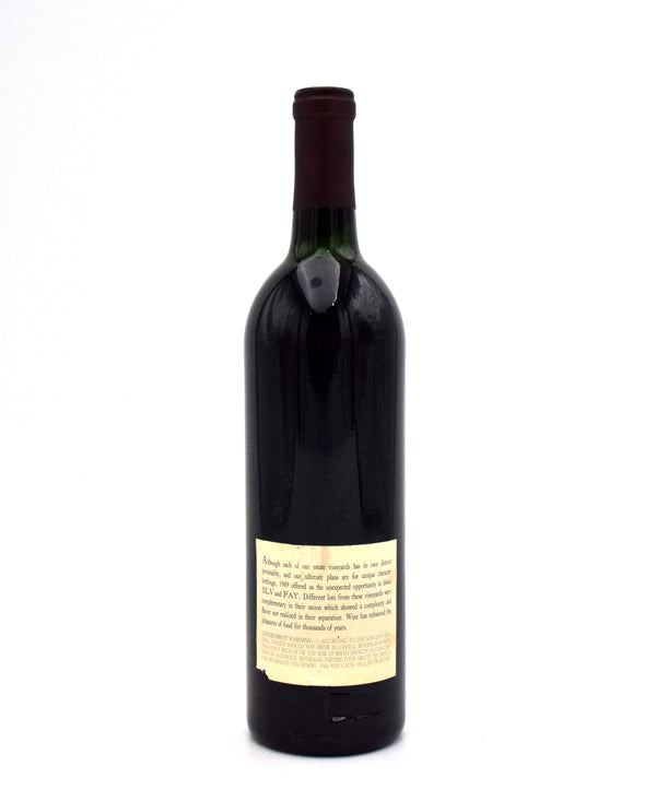 1989 Stag's Leap Wine Cellars 'Fay' Cabernet Sauvignon