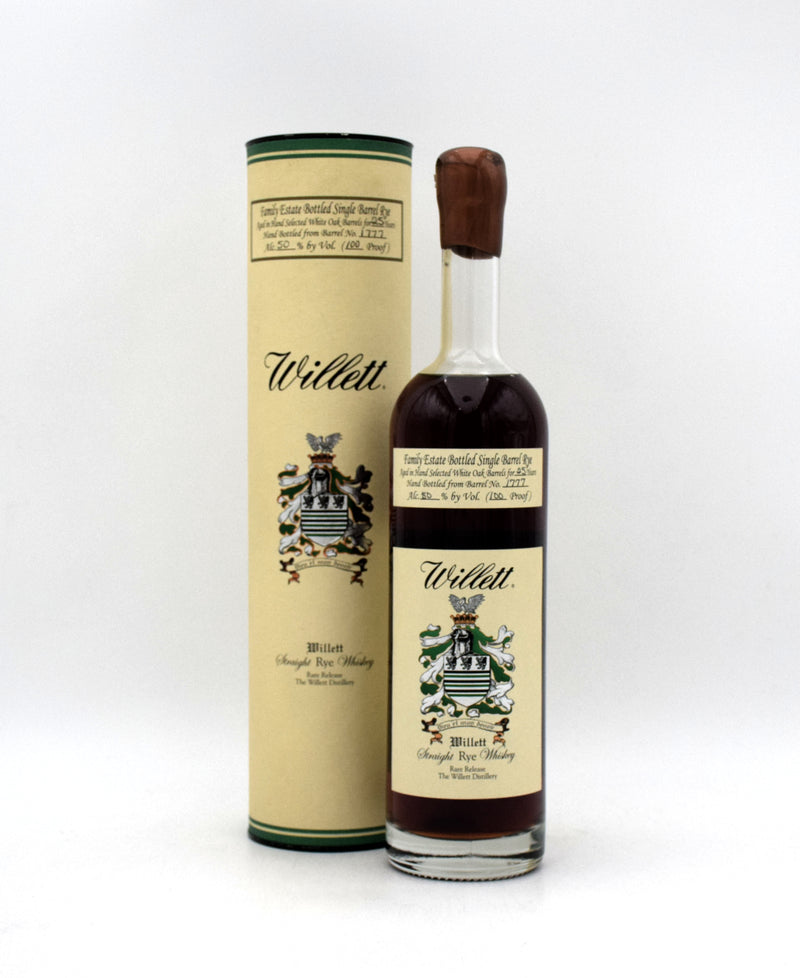 Willett Family Estate 25 Year Old Straight Rye (Barrel No. 1777)