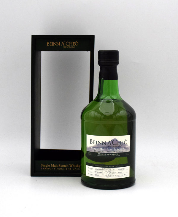 Allt-a-Bhainne 'Beinn A'Cheo' 17 Year Single Malt Scotch (1995 Release)