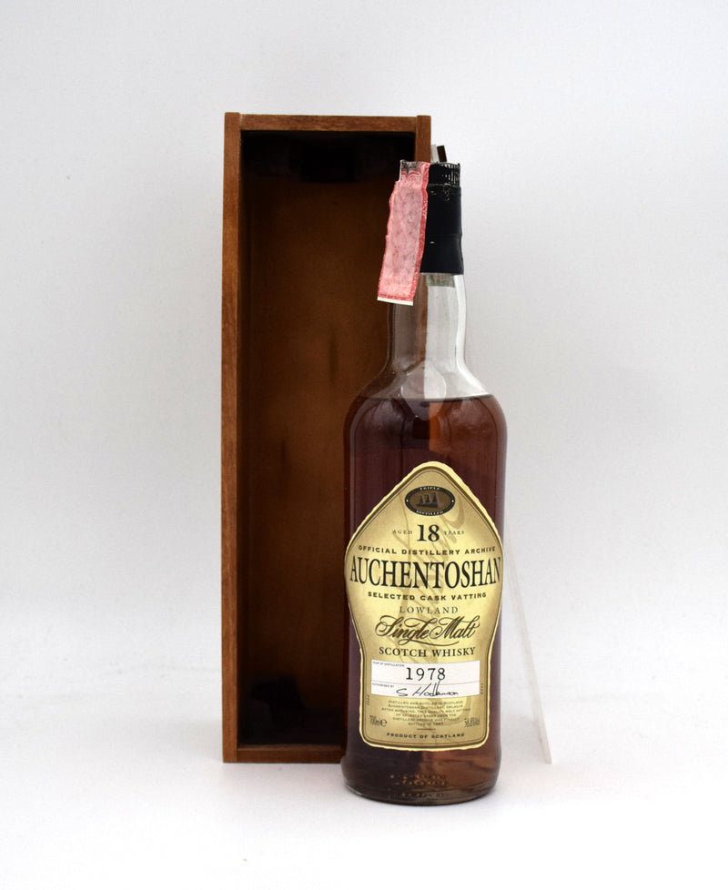 Auchentoshan 18 Year Official Distillery Archive Single Malt Scotch (1978 Release)
