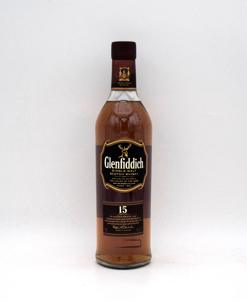 Glenfiddich 15 Year 'The Solera Vat' Single Malt Scotch