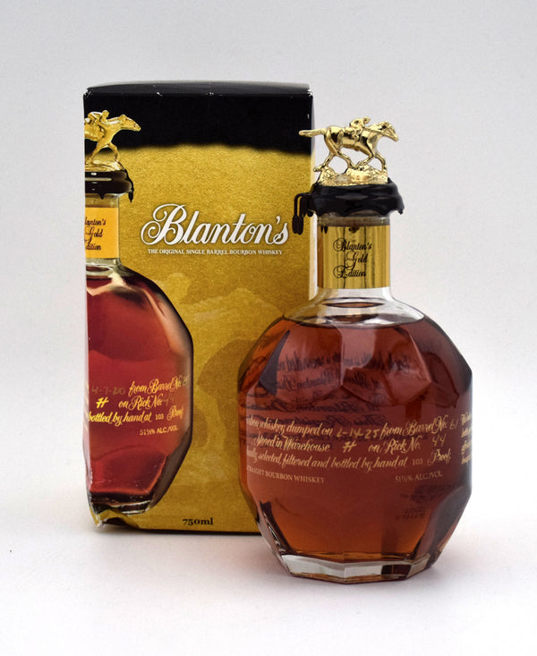 Blanton's 'Gold' Single Barrel Bourbon (With Box & Bag)