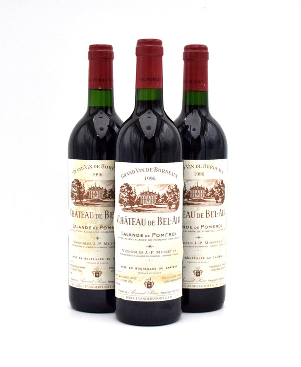 1996 Chateau de Bel-Air (Slightly Stained Labels)