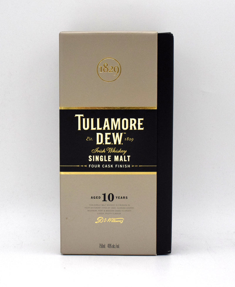 Tullamore Dew 10 Year 'Four Cask Finish' Single Malt Irish Whiskey