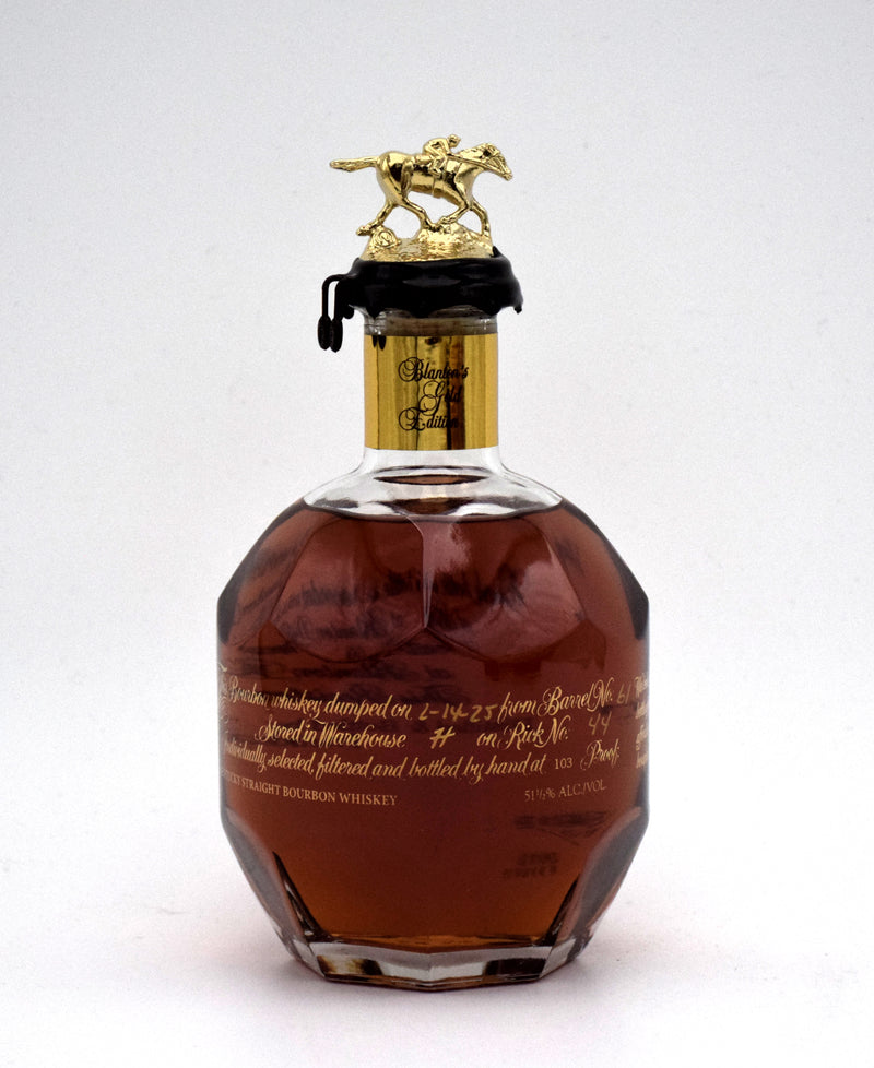 Blanton's 'Gold' Single Barrel Bourbon (Box & Bag)